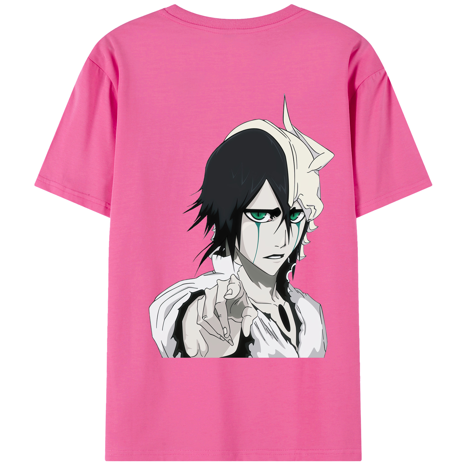 （画像用） ブリーチ ウルキオラ·シファー BLEACH Ulquiorra cifer レディース半袖Tシャツ(バックプリント)